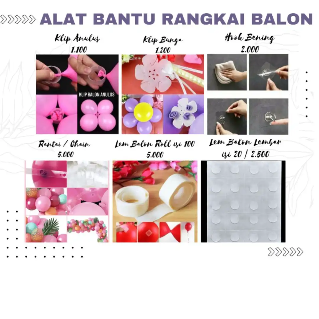 alat bantu dekor balon